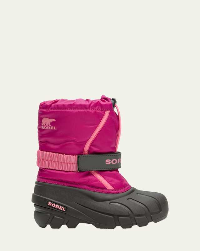 Kid's Flurry Padded Drawstring Weather Boots, Toddlers